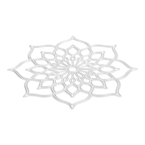 DIYEAH Dekorative Messerform Schneiden Sie Für Die Kartenherstellung Bastelschablonen Stanzformen Scrapbook-vorlagenschablone Blumenschablonen Papier Silver Kohlenstoffstahl von DIYEAH