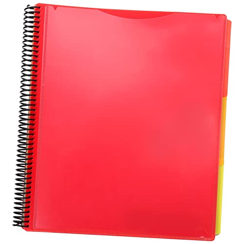 DIYEAH Dieser Ordner würfelunterlage einhelll ordnee schnell hefter aktenordner Dateiordner Ordner-Organizer Spiralbehälter Aktentasche im Coil-Design Papierordner aus Kunststoff pp rot DIYEAH Dieser Ordner würfelunterlage einhelll ordnee schnell hefter aktenordner Dateiordner Ordner-Organizer Spiralbehälter Aktentasche im Coil-Design Papierordner aus Kunststoff pp rot von DIYEAH