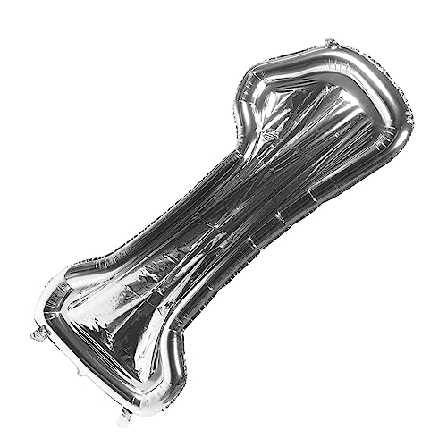 DIYEAH Digitaler Ballonrahmen Kirsche Zahlenballons Dekoration Partyballons Ballonbogenrahmen Hi eins zarter Zahlenballon Ballon für Geburtstagsfeier Aluminiumfolie Silver von DIYEAH