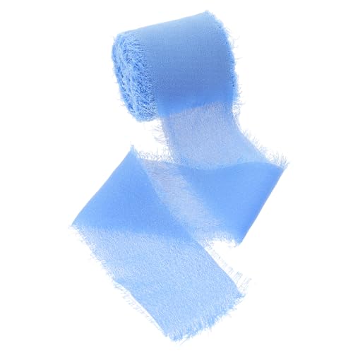 DIYEAH Diy Chiffon Bänder Dekorative Fransenbänder für Hochzeiten Blumensträuße und Bastelarbeiten Vielseitig Einsetzbar für Partys und Projekte von DIYEAH