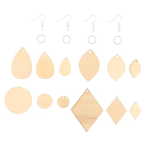 DIYEAH Diy Holzohrring Set Teilig Blank Wood Earrings Charm Anhänger Bastelset mit Holzteilen Ohrhaken Binderingen zum Selbermachen für Ohrschmuck Gestaltung DIYEAH Diy Holzohrring Set Teilig Blank Wood Earrings Charm Anhänger Bastelset mit Holzteilen Ohrhaken Binderingen zum Selbermachen für Ohrschmuck Gestaltung von DIYEAH