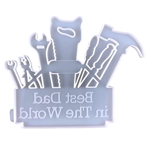 DIYEAH Diy Silikonform für Vätertag Epoxidharz Gießform für Türschilder Kreative für Familie und Einfach zu Reinigen und Langlebig für Kreative Projekte von DIYEAH