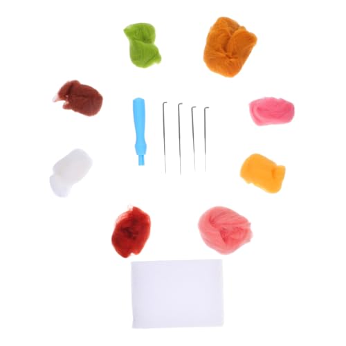 DIYEAH Diy Wollfilz für Realistische Donut Figuren Komplettes Bastelset für Werkzeugen und Materialien zur Herstellung von Dekorationen DIYEAH Diy Wollfilz für Realistische Donut Figuren Komplettes Bastelset für Werkzeugen und Materialien zur Herstellung von Dekorationen von DIYEAH