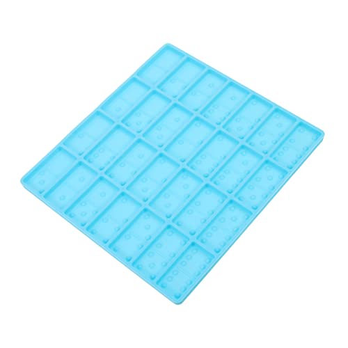 DIYEAH Domino Silikonform für Epoxidharz Flexibles und Langlebiges DIY Gießwerkzeug für Kreative Bastelprojekte Geeignet für Individuelle Designs mit Glitzer und Farbpigmenten von DIYEAH