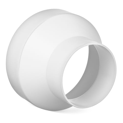 DIYEAH Duct Reducing Connector Vielseitiger Ventilationsadapter Einfache Installation Langlebig Robust Effiziente Luftstromregelung für Haushalte und Unternehmen von DIYEAH