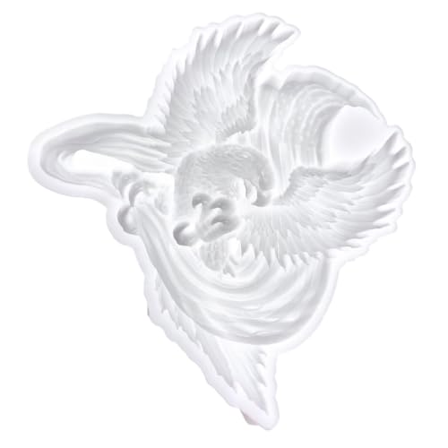 DIYEAH Eagle Form Silikon Gießform Flexible Epoxidharz Mold für Diy Wanddekoration für Adler Kunstwerke Langlebig und Einfach zu Entformen Perfektes Handwerkszubehör von DIYEAH