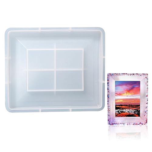 DIYEAH Epoxidharz Silikonform für DIY Fotorahmen Gießform Flexiblem Kieselgel für Personalisierte Kunstwerke und Dekorationen für Einzigartige Bilderrahmen von DIYEAH