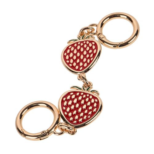 DIYEAH Ersatz Handtaschenkette Erdbeer Design Roter Schultergurt Verlängerungskette Clutch Zubehör Praktisch Installieren Crossbody und Schulterriemen DIYEAH Ersatz Handtaschenkette Erdbeer Design Roter Schultergurt Verlängerungskette Clutch Zubehör Praktisch Installieren Crossbody und Schulterriemen von DIYEAH