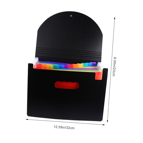 DIYEAH Fächermappe mit Fächern Erweiterbarer Dokumentenhalter Bunte Tragbare Dokumententasche mit Deckel Kreative Ordnertasche für Büro Schule Zuhause DIYEAH Fächermappe mit Fächern Erweiterbarer Dokumentenhalter Bunte Tragbare Dokumententasche mit Deckel Kreative Ordnertasche für Büro Schule Zuhause von DIYEAH