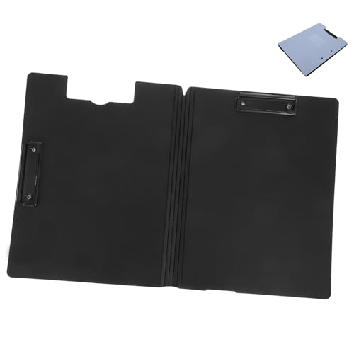 DIYEAH Faltbare Klemmbrettmappe mit Doppelclip Leichter Kunststoff Ordner für Büro und Schule Multifunktionale Schreibmappe zur Dokumentenorganisation und Einfachem Transport DIYEAH Faltbare Klemmbrettmappe mit Doppelclip Leichter Kunststoff Ordner für Büro und Schule Multifunktionale Schreibmappe zur Dokumentenorganisation und Einfachem Transport von DIYEAH