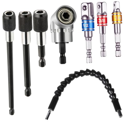 DIYEAH Flexibler Schraubendreher Bit Adapter Schnellverschluss Sechskant Verlängerungsstange für Akkuschrauber und Handwerkzeuge DIYEAH Flexibler Schraubendreher Bit Adapter Schnellverschluss Sechskant Verlängerungsstange für Akkuschrauber und Handwerkzeuge von DIYEAH