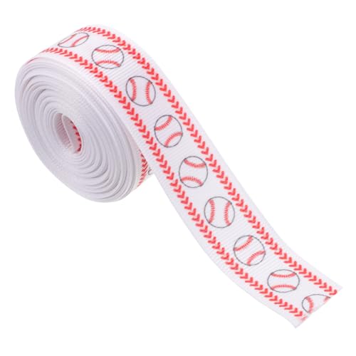 DIYEAH Geschenkband Baseball Satinband Breit Dekoratives Geschenkverpackungsband für Party Basteln und Heimdeko DIYEAH Geschenkband Baseball Satinband Breit Dekoratives Geschenkverpackungsband für Party Basteln und Heimdeko von DIYEAH