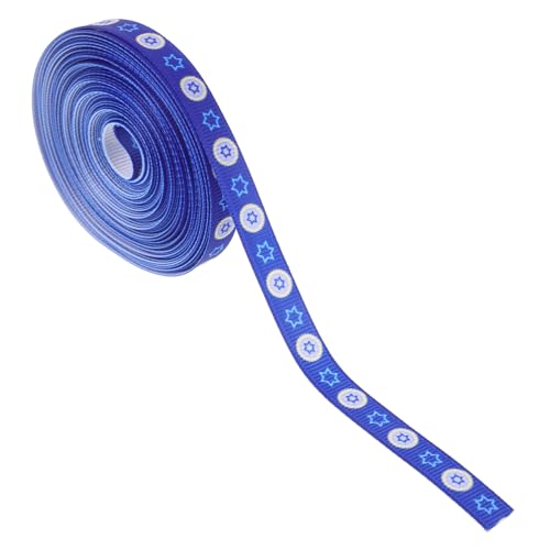 DIYEAH Geschenkband Breit Farbintensives DIY Schleifenband für Hanukkah Dekoration Reißfestes Stoffband für Geschenkverpackung Basteln Haarschmuck und Blumengestecke DIYEAH Geschenkband Breit Farbintensives DIY Schleifenband für Hanukkah Dekoration Reißfestes Stoffband für Geschenkverpackung Basteln Haarschmuck und Blumengestecke von DIYEAH