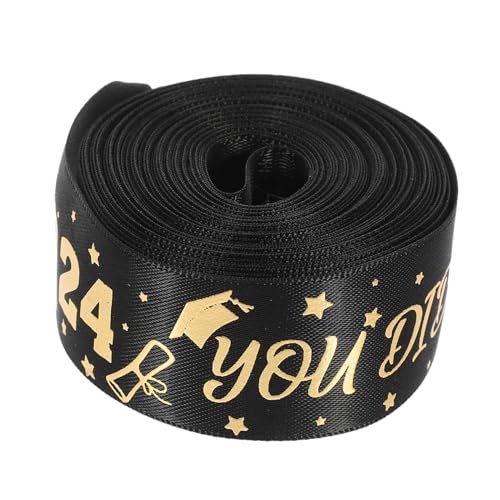 DIYEAH Geschenkverpackungsband Abschlussfeier Polyester Yards Breit Dekorativ für DIY Projekte Feierliche Anlässe und Schulabschlüsse DIYEAH Geschenkverpackungsband Abschlussfeier Polyester Yards Breit Dekorativ für DIY Projekte Feierliche Anlässe und Schulabschlüsse von DIYEAH