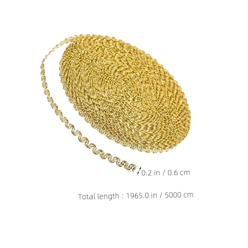 DIYEAH Goldene S-förmige Gimp Borte Breit Centipede Spitzenband für Hochzeit Dekoration Vintage Blumenapplikation Spitzenband DIY Nähzubehör DIYEAH Goldene S-förmige Gimp Borte Breit Centipede Spitzenband für Hochzeit Dekoration Vintage Blumenapplikation Spitzenband DIY Nähzubehör von DIYEAH