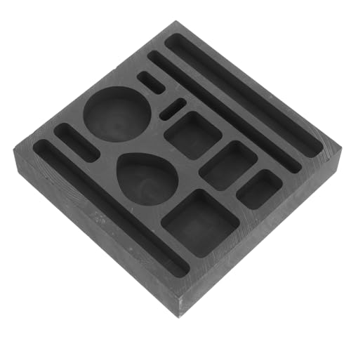 DIYEAH Graphit Gussform mit Löchern Langlebige Mehrloch Barrenform für Metallgießen Geeignet für Zinklegierungen Effiziente Gießform für Schmuckherstellung und Handwerk von DIYEAH