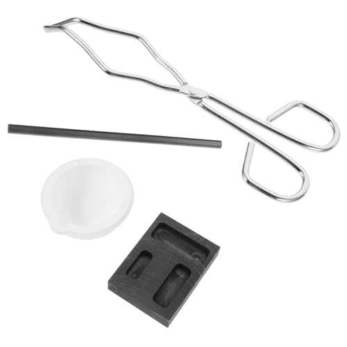 DIYEAH Graphit Schmelzform Set mit Tiegelzange und Gussform Präzise Schmelzgussform für Silber Langlebiges Gießwerkzeug für Schmuckherstellung und DIY Kunsthandwerk DIYEAH Graphit Schmelzform Set mit Tiegelzange und Gussform Präzise Schmelzgussform für Silber Langlebiges Gießwerkzeug für Schmuckherstellung und DIY Kunsthandwerk von DIYEAH
