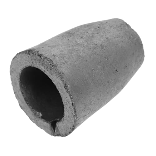 DIYEAH Graphit Tiegel für Metallschmelze Hochtemperaturbeständig Wiederverwendbar Gießform für Kupfer Gold Silber Kapazität Präzise Schmelzanalyse von DIYEAH