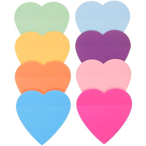 DIYEAH Haftnotizen Bücher Bunten Farben Wasserdichte Pet Memo Pads Selbstklebende Notizblöcke für Büro Schule und Zuhause Je für Dokumente und Organisation von DIYEAH