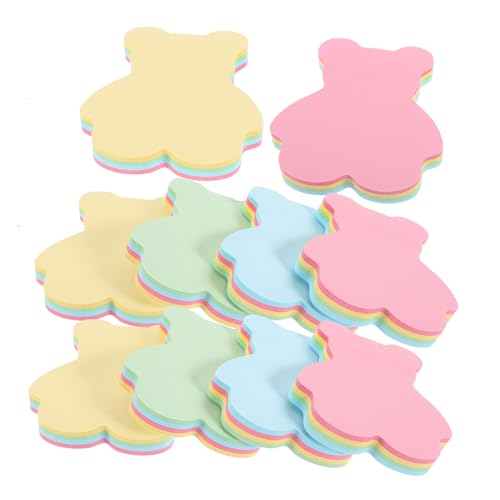 DIYEAH Haftnotizen Selbstklebende Notizblöcke Bunten Designs für Büro Zuhause und Schule Praktische Memo Sticker mit Starkem Kleber und Süßem Aussehen von DIYEAH