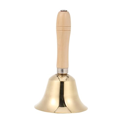 DIYEAH Handglocke aus Poliertem mit Holzgriff Durchmesser für Restaurant Party und Festlichkeiten Leicht und Benutzerfreundlich DIYEAH Handglocke aus Poliertem mit Holzgriff Durchmesser für Restaurant Party und Festlichkeiten Leicht und Benutzerfreundlich von DIYEAH