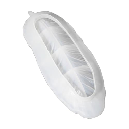 DIYEAH Harzhandwerksform Schimmel Für Harz Ornamentformen Für Epoxidharz Tablett Harzform Silikonformen Für Epoxidharz Formschale Aus Harz Silikonschmuckform Für Weiß Kieselgel von DIYEAH