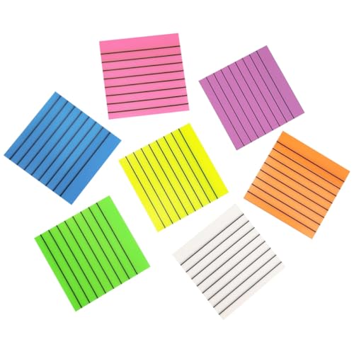 DIYEAH Hochwertige Wasserdichte Schreibbare Memo Sticker Farben Semi Transparente Notizblätter für Büro Schule und Zuhause Praktisch und Vielseitig von DIYEAH