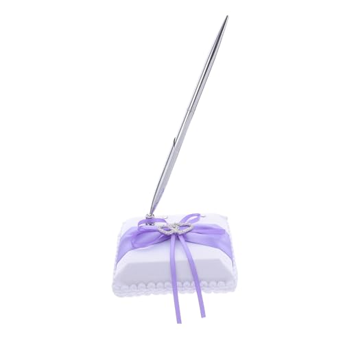 DIYEAH Hochwertiger Hochzeitsschreibstift mit Herzdekor und Ständer Romantischer Kugelschreiber für Gästebuch-signaturen bei Verlobung Empfang und Feierlichkeiten DIYEAH Hochwertiger Hochzeitsschreibstift mit Herzdekor und Ständer Romantischer Kugelschreiber für Gästebuch-signaturen bei Verlobung Empfang und Feierlichkeiten von DIYEAH