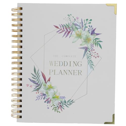 DIYEAH Hochzeitsplanungsnotizbuch für Bräute Praktischer Hochzeitserinnerungs Organizer Dekoratives Hochzeitsaufzeichnungsbuch für Zeremonien und Feiern von DIYEAH