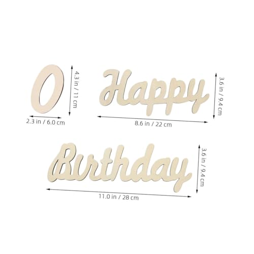 DIYEAH Holz Deko Happy Birthday Schild Natürliche Holzbuchstaben und Zahlen Wiederverwendbar Leicht Vielseitig für Geburtstagsfeiern und Babypartys Einfache Handhabung und Rustikale DIYEAH Holz Deko Happy Birthday Schild Natürliche Holzbuchstaben und Zahlen Wiederverwendbar Leicht Vielseitig für Geburtstagsfeiern und Babypartys Einfache Handhabung und Rustikale von DIYEAH