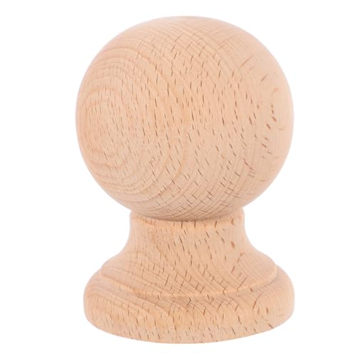 DIYEAH Holz Finials für Innendekoration Unbehandelte Runde Holz Kugel Finials Dekorative Runde Vielseitig Einsetzbar für Heimprojekte und Kommerzielle Räume DIYEAH Holz Finials für Innendekoration Unbehandelte Runde Holz Kugel Finials Dekorative Runde Vielseitig Einsetzbar für Heimprojekte und Kommerzielle Räume von DIYEAH