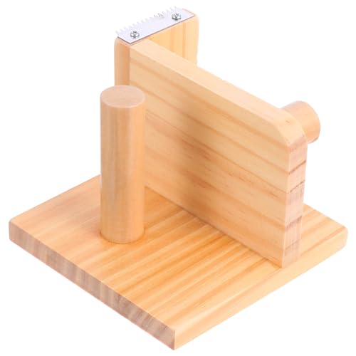 DIYEAH Holz Klebeband Cutter Spender Design für Bürobedarf Präzise und Zuverlässig für Schule und Zuhause und Tragbar Vielseitig Einsetzbar von DIYEAH