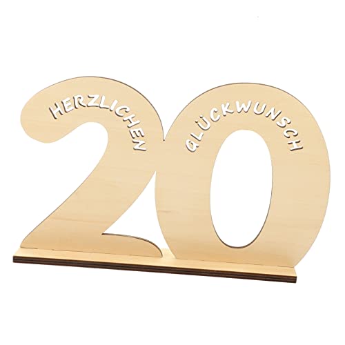 DIYEAH Holz Nummerntisch Dekoration Langlebiges Kratzfestes Holzgeburtstagszahl Table Centerpiece für Party Hochzeit und Sicheres für Zuhause und Gäste DIYEAH Holz Nummerntisch Dekoration Langlebiges Kratzfestes Holzgeburtstagszahl Table Centerpiece für Party Hochzeit und Sicheres für Zuhause und Gäste von DIYEAH