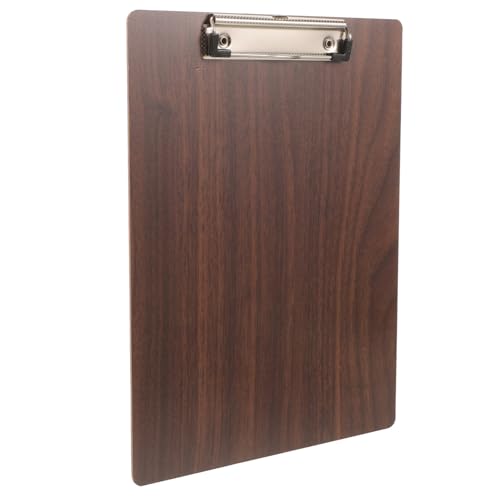 DIYEAH Holz Zeichenbrett mit Clip Tragbares Malbrett für Künstler Format aus Walnuss Holz für Draußen Schule und Reisen Perfektes Zeichenwerkzeug für Kreative von DIYEAH