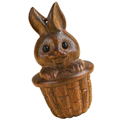 DIYEAH Holzanhänger Kaninchen Handgefertigt Niedliche Holzfigur Schlüsselanhänger und Taschenanhänger Langlebig Natürlicher Holzschmuck für DIY Dekoration und Geschenk DIYEAH Holzanhänger Kaninchen Handgefertigt Niedliche Holzfigur Schlüsselanhänger und Taschenanhänger Langlebig Natürlicher Holzschmuck für DIY Dekoration und Geschenk von DIYEAH