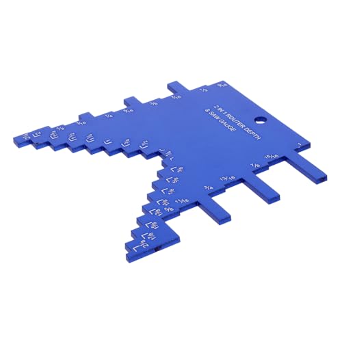 DIYEAH Holzbearbeitungs Messgerät Präzisions Tiefenmessgerät für Router und Tischsäge Tragbares und Langlebiges Werkzeug mit Klaren Gravuren für Diy Projekte DIYEAH Holzbearbeitungs Messgerät Präzisions Tiefenmessgerät für Router und Tischsäge Tragbares und Langlebiges Werkzeug mit Klaren Gravuren für Diy Projekte von DIYEAH