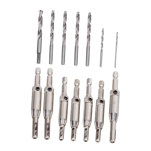 DIYEAH Hss Senkbohrer Set Holzbohrer mit Schraubenschlüssel Vielseitig für Entgraten Senken Ansenken Passend für Holz Kunststoff MDF für Heimwerker und Tischler DIYEAH Hss Senkbohrer Set Holzbohrer mit Schraubenschlüssel Vielseitig für Entgraten Senken Ansenken Passend für Holz Kunststoff MDF für Heimwerker und Tischler von DIYEAH
