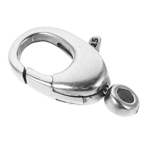 DIYEAH Hummerschere Karabiner-Schmuck-Verschluss kleiner Karabinerverschluss Sprungringe für Ohrringe Schmuckherstellung O-Ringe Schmuckzubehör Ringe Schmuck Karabinerverschluss Silber- von DIYEAH