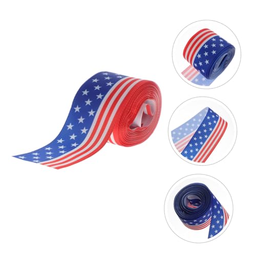 DIYEAH Independence Day Bastelband aus Breit Dekoratives Geschenkband mit Patriotischem Muster für Geschenkverpackung DIY Tischdeko und Festliche Bastelarbeiten DIYEAH Independence Day Bastelband aus Breit Dekoratives Geschenkband mit Patriotischem Muster für Geschenkverpackung DIY Tischdeko und Festliche Bastelarbeiten von DIYEAH