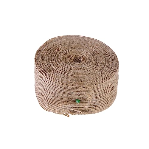 DIYEAH Jute Webbing Band Naturfarbener Juteband für DIY Basteln Dekoration Blumenvasen Geschenkverpackung und Heimtextilien DIYEAH Jute Webbing Band Naturfarbener Juteband für DIY Basteln Dekoration Blumenvasen Geschenkverpackung und Heimtextilien von DIYEAH