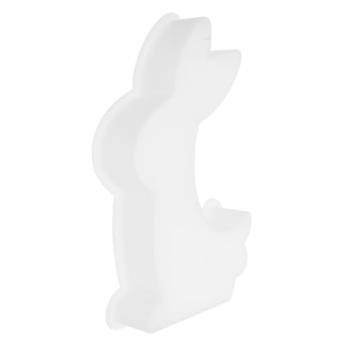DIYEAH Kaninchen Schimmel Herstellung Ohren Figur Karikatur Fondantformen Geformt Epoxid-silikonguss Handwerk Aus Silikon Gießform Silikon Zum Basteln Epoxid-silikonform Kieselgel Weiß von DIYEAH