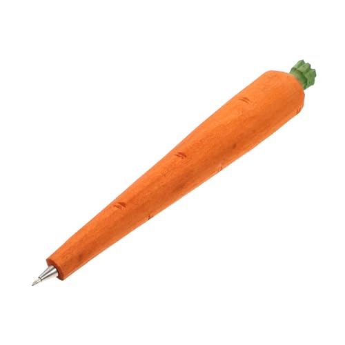 DIYEAH Karottenstift zum Schnitzen von Holz Schreibwaren für die Schule Cartoon-Kugelschreiber Holzstift mit Karottenform Holzstift mit austauschbarer Mine Karotte Kugelschreiber DIYEAH Karottenstift zum Schnitzen von Holz Schreibwaren für die Schule Cartoon-Kugelschreiber Holzstift mit Karottenform Holzstift mit austauschbarer Mine Karotte Kugelschreiber von DIYEAH