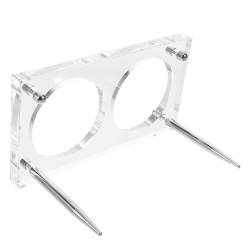 DIYEAH Kasten Münzanzeigekasten Staffelei Zur Münzpräsentation Aufbewahrung Von Gedenkmünzen Münzanzeigerahmen Gedenkmünzen-organizer Ständer Für Münzständer Münzhalter Transparent Acryl von DIYEAH