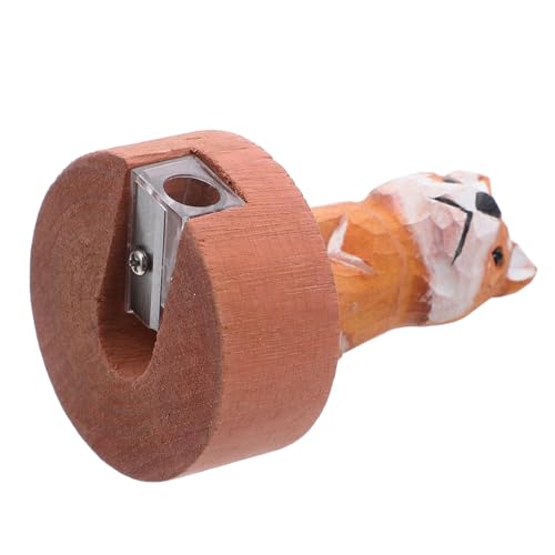 DIYEAH Kawaii Shiba Inu Bleistiftspitzer Holz Handheld Schulbedarf für Kleines Manuelles Anspitzer Geschenk für Klassenzimmer und Büro DIYEAH Kawaii Shiba Inu Bleistiftspitzer Holz Handheld Schulbedarf für Kleines Manuelles Anspitzer Geschenk für Klassenzimmer und Büro von DIYEAH