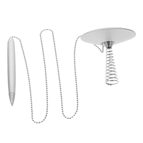 DIYEAH Kette Kugelschreiber mit Diebstahl Funktion Eleganter Metall Schreibstift für und Empfangstheken Sicherer Stabiler und Praktischer Stift mit Praktischem Design DIYEAH Kette Kugelschreiber mit Diebstahl Funktion Eleganter Metall Schreibstift für und Empfangstheken Sicherer Stabiler und Praktischer Stift mit Praktischem Design von DIYEAH