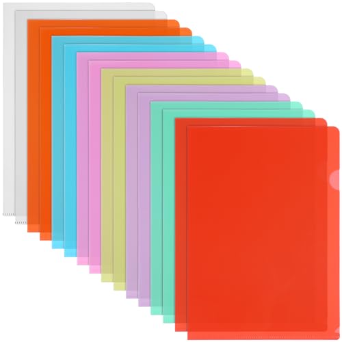 DIYEAH Klarsicht-Dokumentenmappen Kunststoff-Projekttaschen A4 8 Farben Kunststoffhüllen Für Schul- Und Bürobedarf 16 Stück DIYEAH Klarsicht-Dokumentenmappen Kunststoff-Projekttaschen A4 8 Farben Kunststoffhüllen Für Schul- Und Bürobedarf 16 Stück von DIYEAH