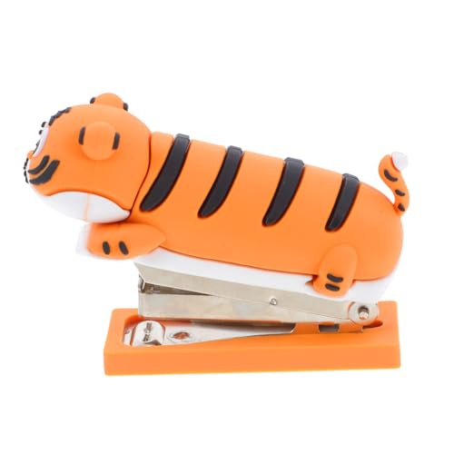 DIYEAH Kompakter Tiger Heftgerät Mini Hefter Tragbar Kreativer Büroklammerer Für Schreibtisch Effizientes Kawaii Tacker Für Studenten Und Zuhause von DIYEAH
