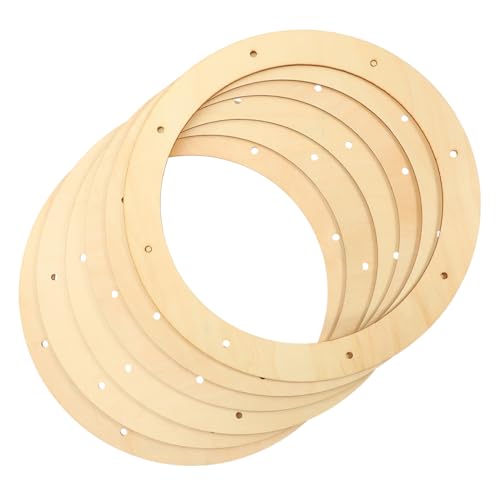 DIYEAH Kranzherstellungszubehör 6 Stück Holzrahmen Unbehandeltes Holz Für Weihnachtsdekorationen DIYEAH Kranzherstellungszubehör 6 Stück Holzrahmen Unbehandeltes Holz Für Weihnachtsdekorationen von DIYEAH