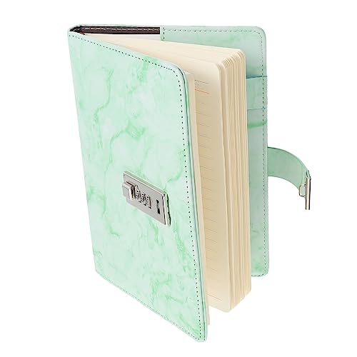 DIYEAH Kreatives Passwort Notizbuch mit Schloss Grünes Marmor Design Tagebuch für Zuhause Dicke für Notizen und Persönliche Aufzeichnungen DIYEAH Kreatives Passwort Notizbuch mit Schloss Grünes Marmor Design Tagebuch für Zuhause Dicke für Notizen und Persönliche Aufzeichnungen von DIYEAH