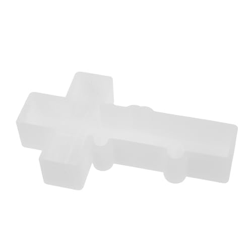 DIYEAH Kreuzkerzenform Wohnkultur Stumpenkerze Dekorationen Ornamente Weihnachten Klein Geformt Für Mini Diy Bastelform Kreuzgussform Diy-epoxid-silikon-gießform Diy-tool Beige Kieselgel von DIYEAH